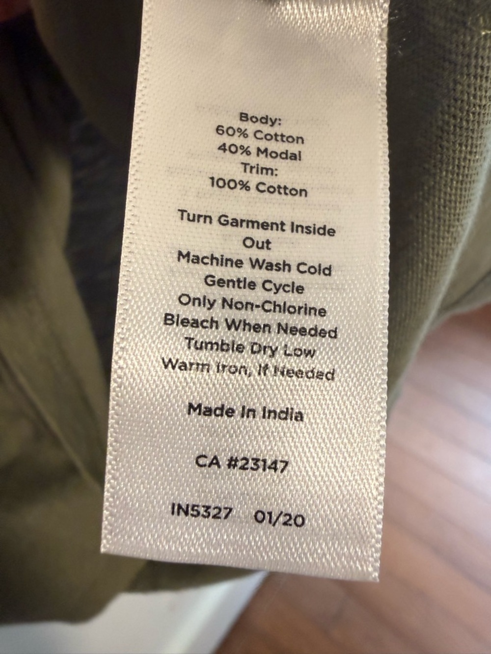 Talbots Large Olive Green Floral Eyelet Embroidered Short Sleeve Cotton Top - Picture 6 of 11